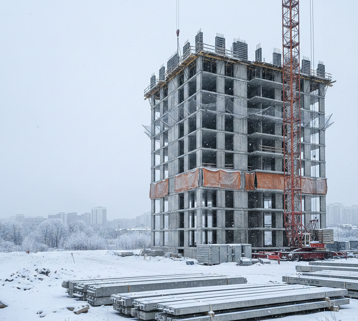 Зимнее бетонирование или готовые ЖБИ: анализ надежности и преимуществ